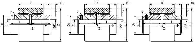 TGL type nylon inner gear ring drum gear coupling